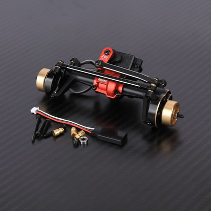 RCAWD HPI 1/18 Venture18 Front Portal Axle / Black RCAWD HPI Venture18 Front Rear Portal Axle Assembly with 20T Servo CounterWeight