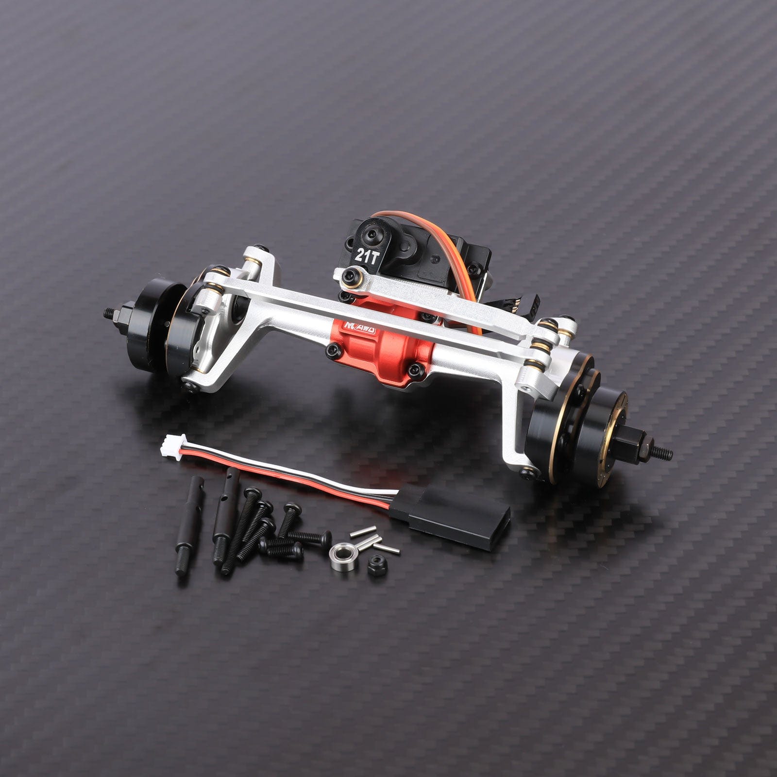 RCAWD HPI 1/18 Venture18 Front Portal Axle / Silver RCAWD HPI Venture18 Extended 10MM High Clearance Front Rear Portal Axle Assembly