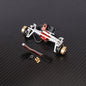 RCAWD HPI 1/18 Venture18 Front Portal Axle / Silver RCAWD HPI Venture18 Front Rear Portal Axle Assembly with 20T Servo CounterWeight