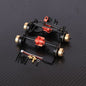 RCAWD HPI 1/18 Venture18 Front Rear Portal Axle / Black RCAWD HPI Venture18 Front Rear Portal Axle Assembly with 20T Servo CounterWeight