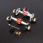 RCAWD HPI 1/18 Venture18 Front Rear Portal Axle / Silver RCAWD HPI Venture18 Front Rear Portal Axle Assembly with 20T Servo CounterWeight