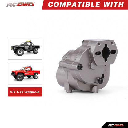 RCAWD HPI 1/18 Venture18 RCAWD HPI Venture18 2 Speed Gearbox Housing Case