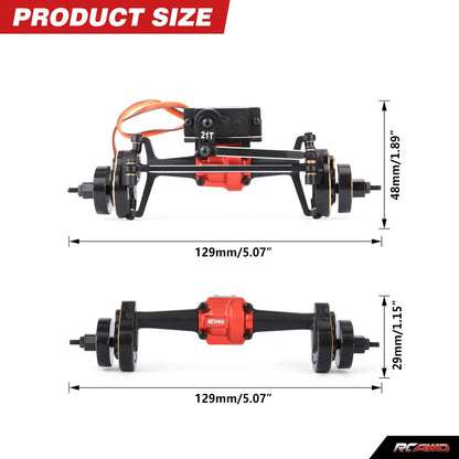 RCAWD HPI 1/18 Venture18 RCAWD HPI Venture18 Extended 10MM High Clearance Front Rear Portal Axle Assembly