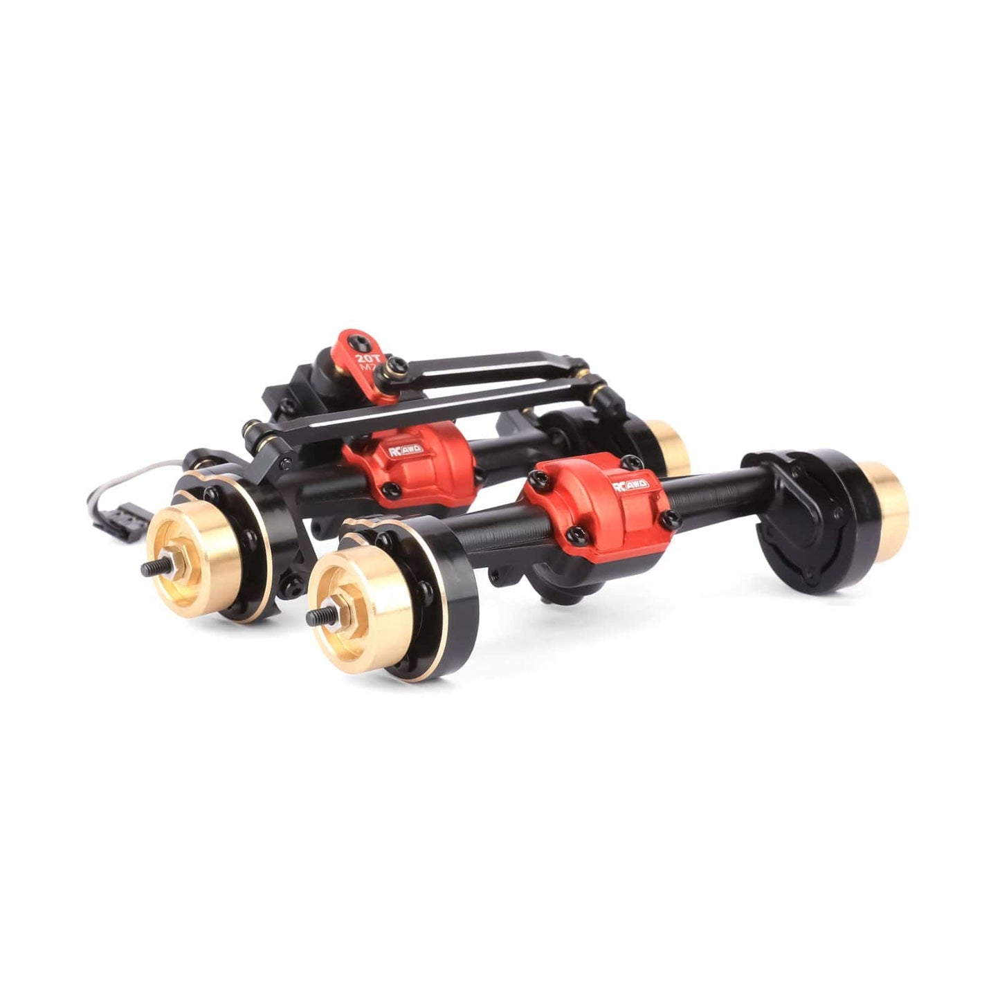 RCAWD HPI 1/18 Venture18 RCAWD HPI Venture18 Front Rear Portal Axle Assembly with 20T Servo CounterWeight