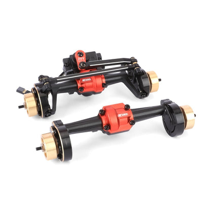 RCAWD HPI 1/18 Venture18 RCAWD HPI Venture18 Front Rear Portal Axle Assembly with 20T Servo CounterWeight