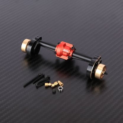 RCAWD HPI 1/18 Venture18 Rear Portal Axle / Black RCAWD HPI Venture18 Front Rear Portal Axle Assembly with 20T Servo CounterWeight