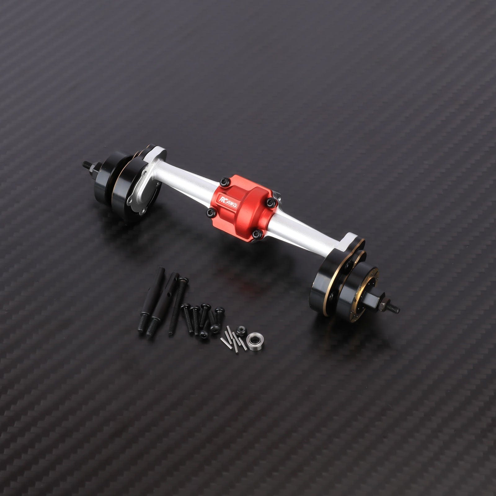 RCAWD HPI 1/18 Venture18 Rear Portal Axle / Silver RCAWD HPI Venture18 Extended 10MM High Clearance Front Rear Portal Axle Assembly