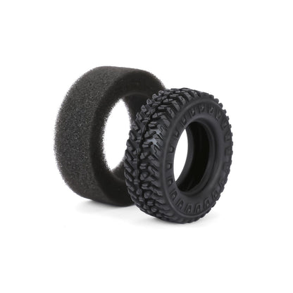 RCAWD HPI 1/18 Venture18 Rubber Rock Wheel Tires RCAWD HPI Venture18 55MM 1.2" Rock Wheel Tires 4pcs