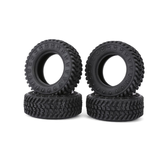 RCAWD HPI 1/18 Venture18 Rubber Rock Wheel Tires RCAWD HPI Venture18 55MM 1.2" Rock Wheel Tires 4pcs