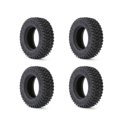 RCAWD HPI 1/18 Venture18 Rubber Rock Wheel Tires RCAWD HPI Venture18 55MM 1.2" Rock Wheel Tires 4pcs