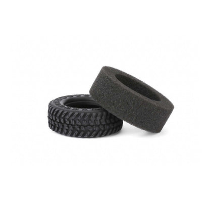 RCAWD HPI 1/18 Venture18 Rubber Rock Wheel Tires RCAWD HPI Venture18 60MM 1.2" Rock Wheel Tires 4pcs