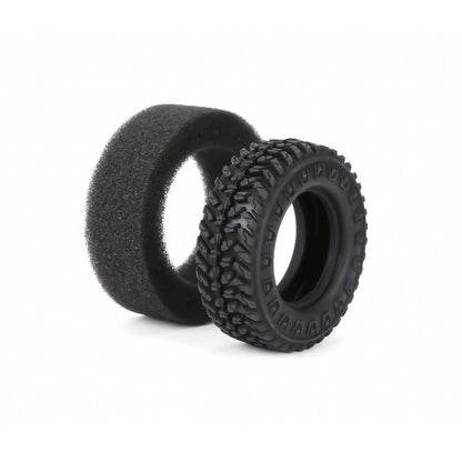 RCAWD HPI 1/18 Venture18 Rubber Rock Wheel Tires RCAWD HPI Venture18 60MM 1.2" Rock Wheel Tires 4pcs