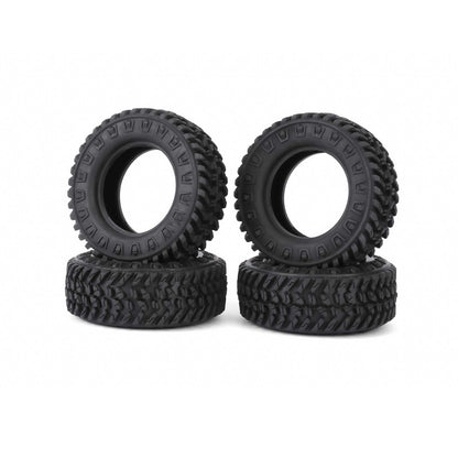 RCAWD HPI 1/18 Venture18 Rubber Rock Wheel Tires RCAWD HPI Venture18 60MM 1.2" Rock Wheel Tires 4pcs