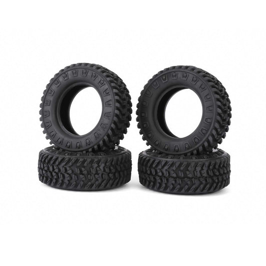 RCAWD HPI 1/18 Venture18 Rubber Rock Wheel Tires RCAWD HPI Venture18 60MM 1.2" Rock Wheel Tires 4pcs