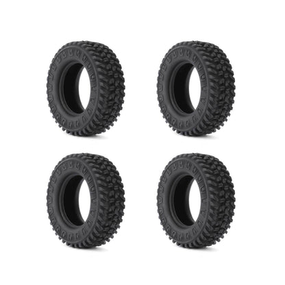 RCAWD HPI 1/18 Venture18 Rubber Rock Wheel Tires RCAWD HPI Venture18 60MM 1.2" Rock Wheel Tires 4pcs