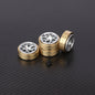 RCAWD HPI 1/18 Venture18 Silver 10 Spoke RCAWD HPI Venture18 1.2" Aluminum Wheel Rim Set With CounterWeight
