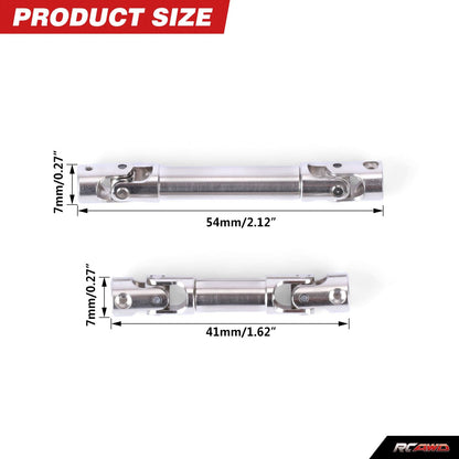 RCAWD HPI 1/18 Venture18 Steel Drivshaft RCAWD HPI Venture18 42MM 54MM Center Driveshaft Heavy Duty Drive Shaft Axle