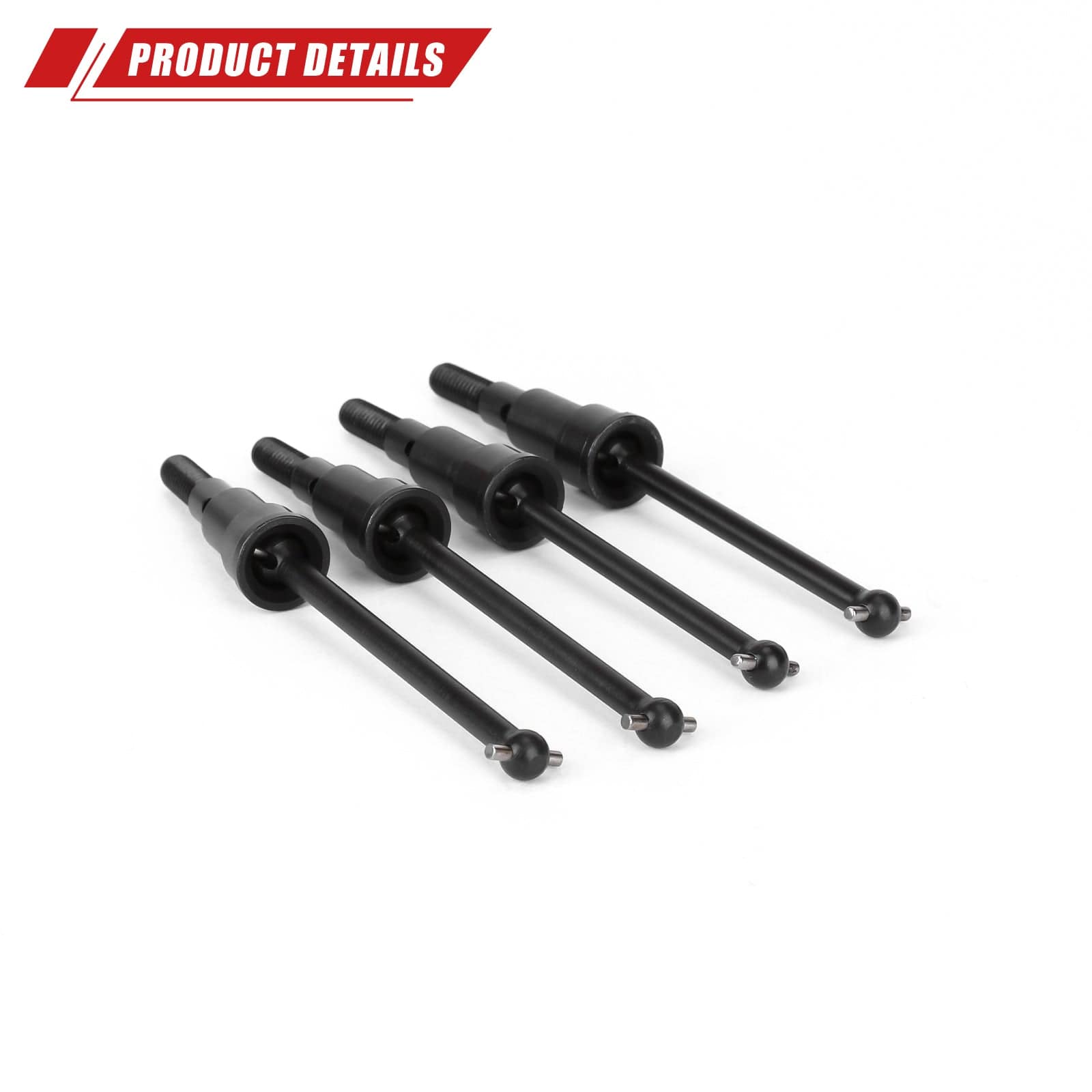 RCAWD LOSI NASCAR Steel CVD Front Rear Drive Shaft