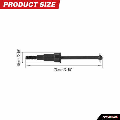 RCAWD Losi 1/12 NASCAR CVD DriveShaft RCAWD LOSI NASCAR Steel CVD Front Rear Drive Shaft