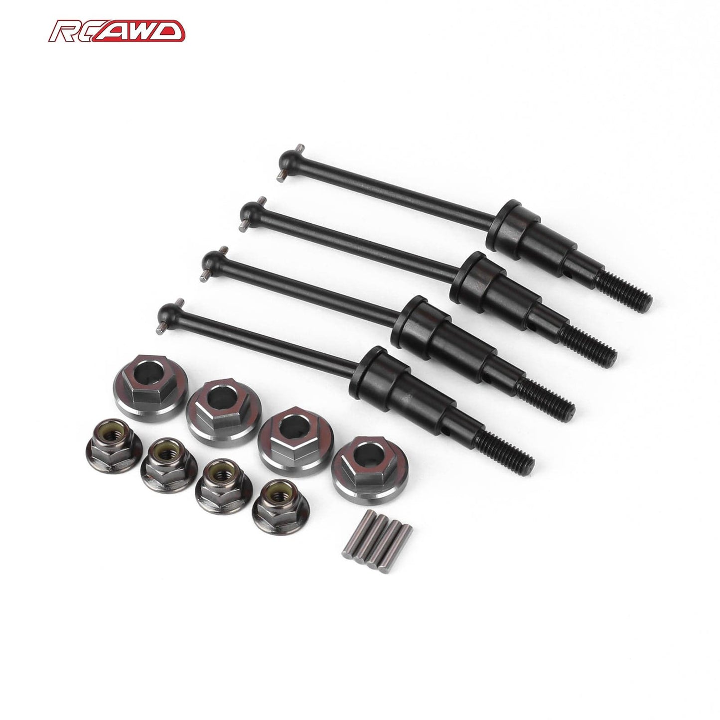 RCAWD Losi 1/12 NASCAR CVD DriveShaft RCAWD LOSI NASCAR Steel CVD Front Rear Drive Shaft