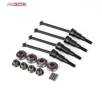 RCAWD Losi 1/12 NASCAR CVD DriveShaft RCAWD LOSI NASCAR Steel CVD Front Rear Drive Shaft