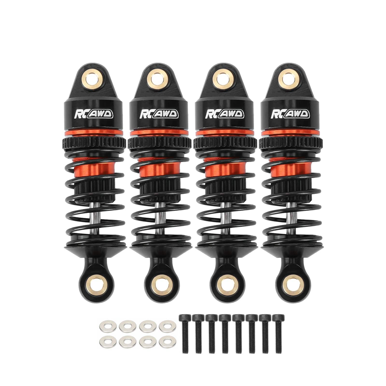 RCAWD Losi 1/12 NASCAR RCAWD LOSI NASCAR Front Rear Shock Absorbers Damper 4PCS