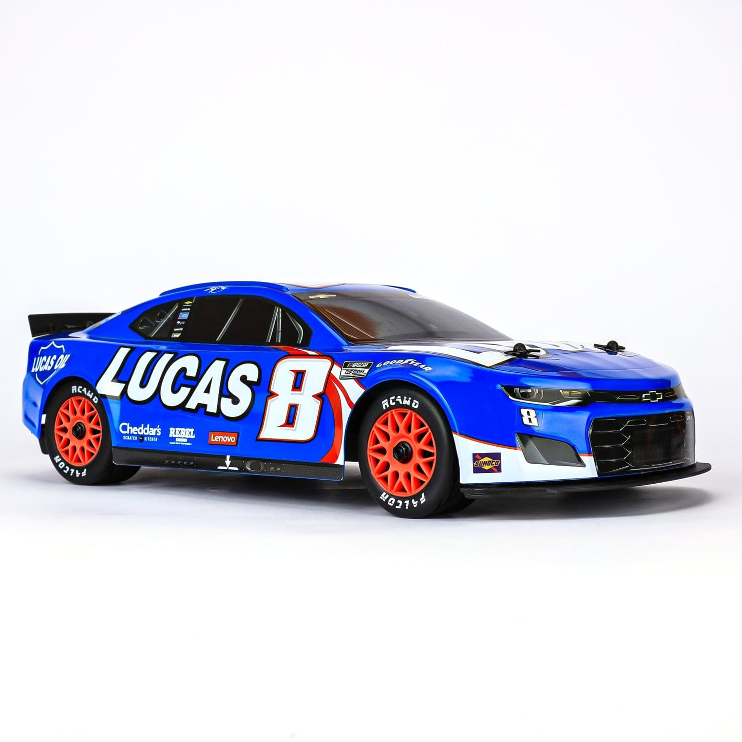 RCAWD Losi 1/12 NASCAR Red RCAWD Losi NASCAR All Terrain Adaptation Pre Glued Wheel Tires