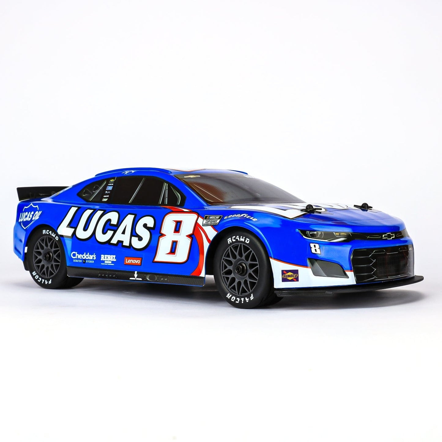 RCAWD Losi 1/12 NASCAR titanium RCAWD Losi NASCAR All Terrain Adaptation Pre Glued Wheel Tires