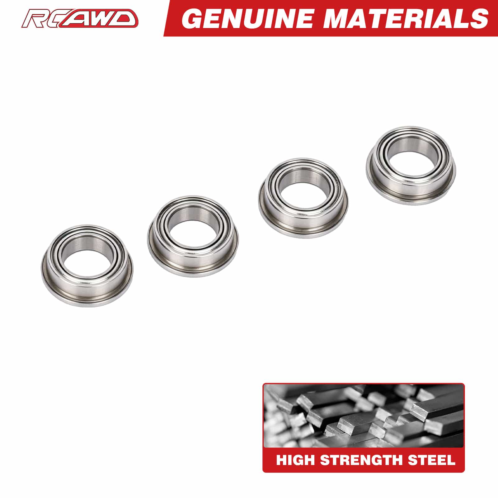 RCAWD Losi 1/18 Mini LMT 5x8x2.5mm RCAWD LOSI Mini LMT 5x8x2.5mm Flanged Bearings 4PCS
