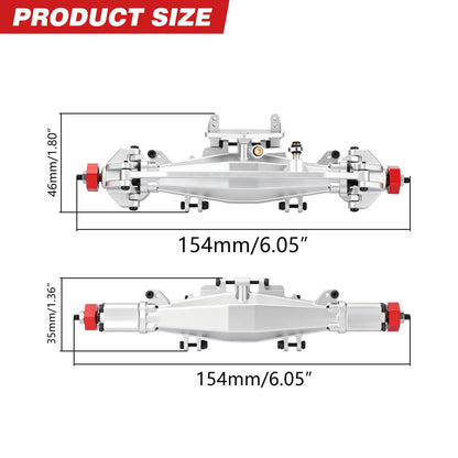 RCAWD Losi 1/18 Mini LMT Front Rear Axle Complete Set RCAWD LOSI MINI LMT Front Rear Axle Complete Set