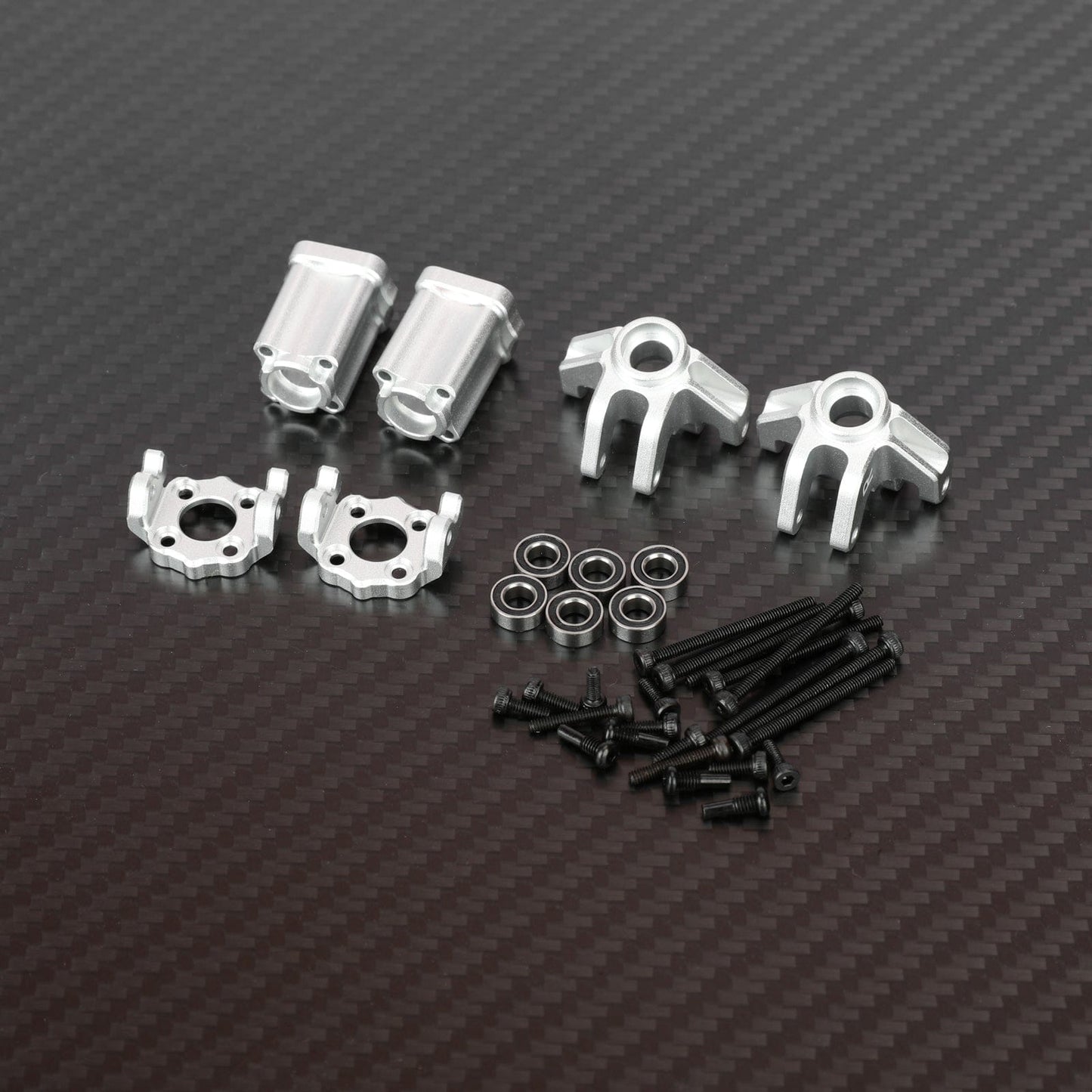 RCAWD losi 1/18 Mini LMT Full Set RCAWD LOSI MINI LMT Steering Cup Rear Hubs C Hubs Spindle Carrier Set