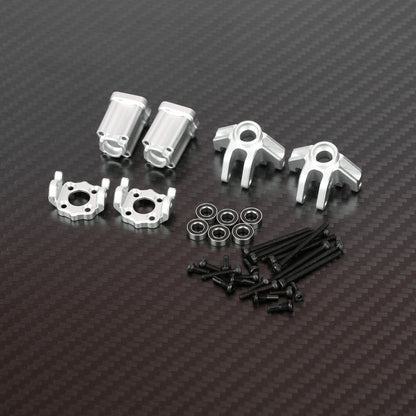 RCAWD losi 1/18 Mini LMT Full Set RCAWD LOSI MINI LMT Steering Cup Rear Hubs C Hubs Spindle Carrier Set