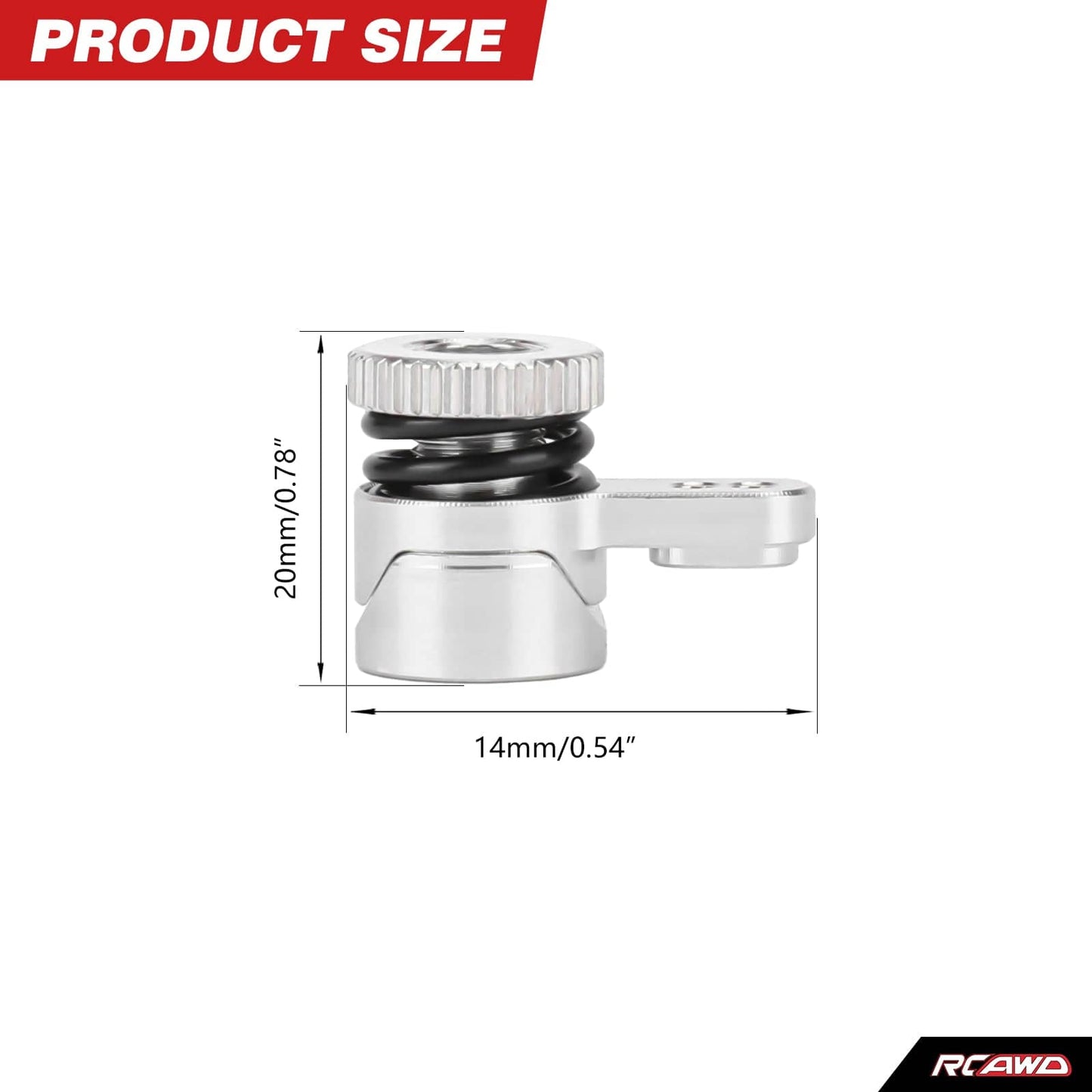 RCAWD Losi 1/18 Mini LMT RCAWD LOSI MINI LMT 20T Buffer Servo Save Arm Set