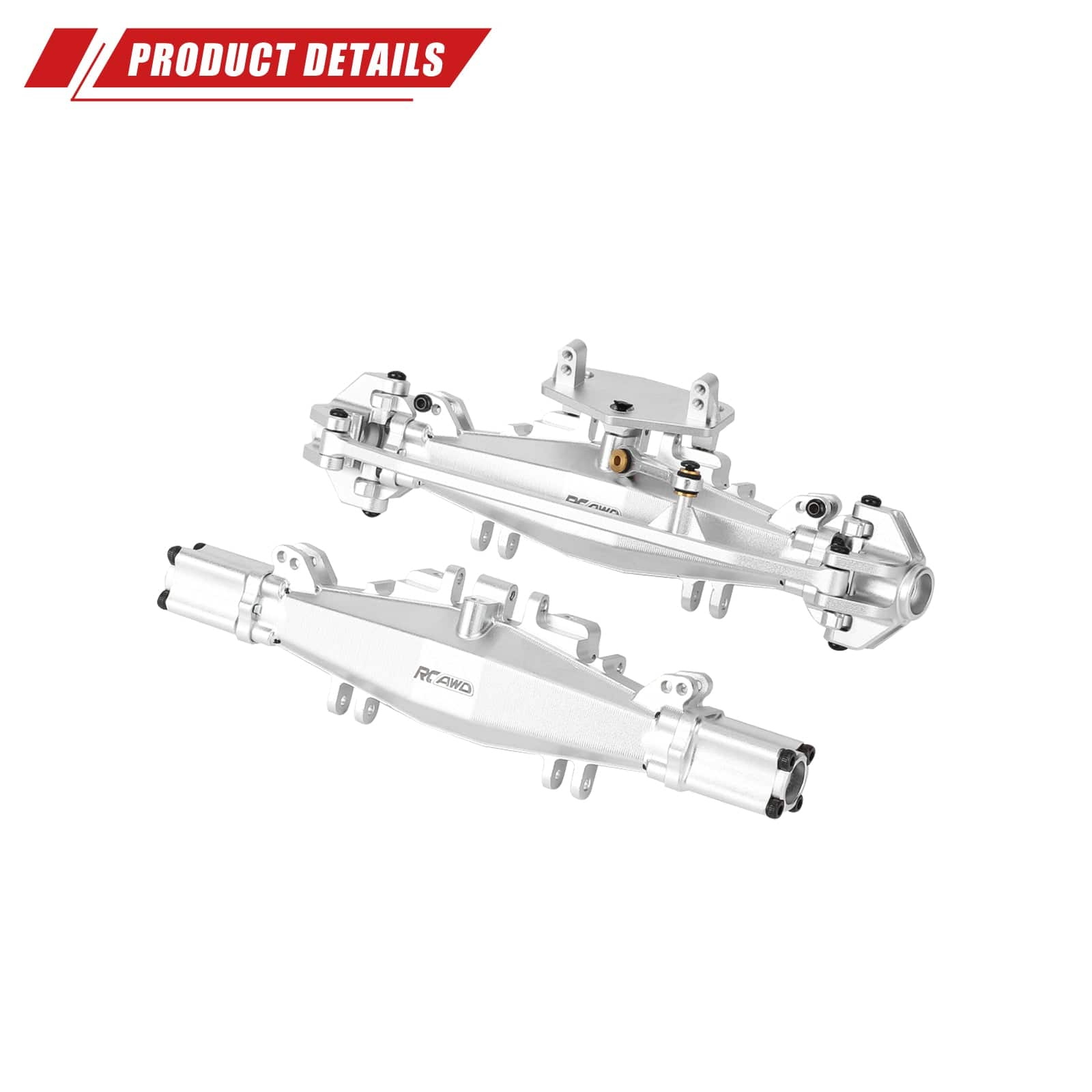 RCAWD Losi 1/18 Mini LMT RCAWD LOSI MINI LMT Front Rear GearBox Axle Housing Assembly