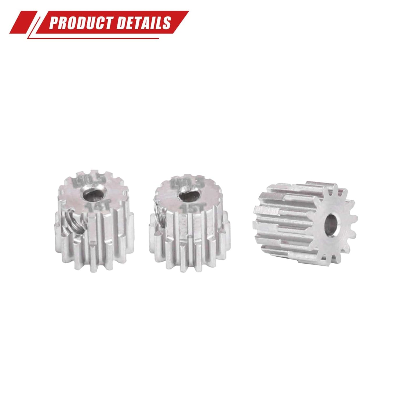 RCAWD Losi 1/18 Mini LMT RCAWD LOSI MINI LMT M0.5 2.0 Bore Pinion Gear 14T 15T 16T Set