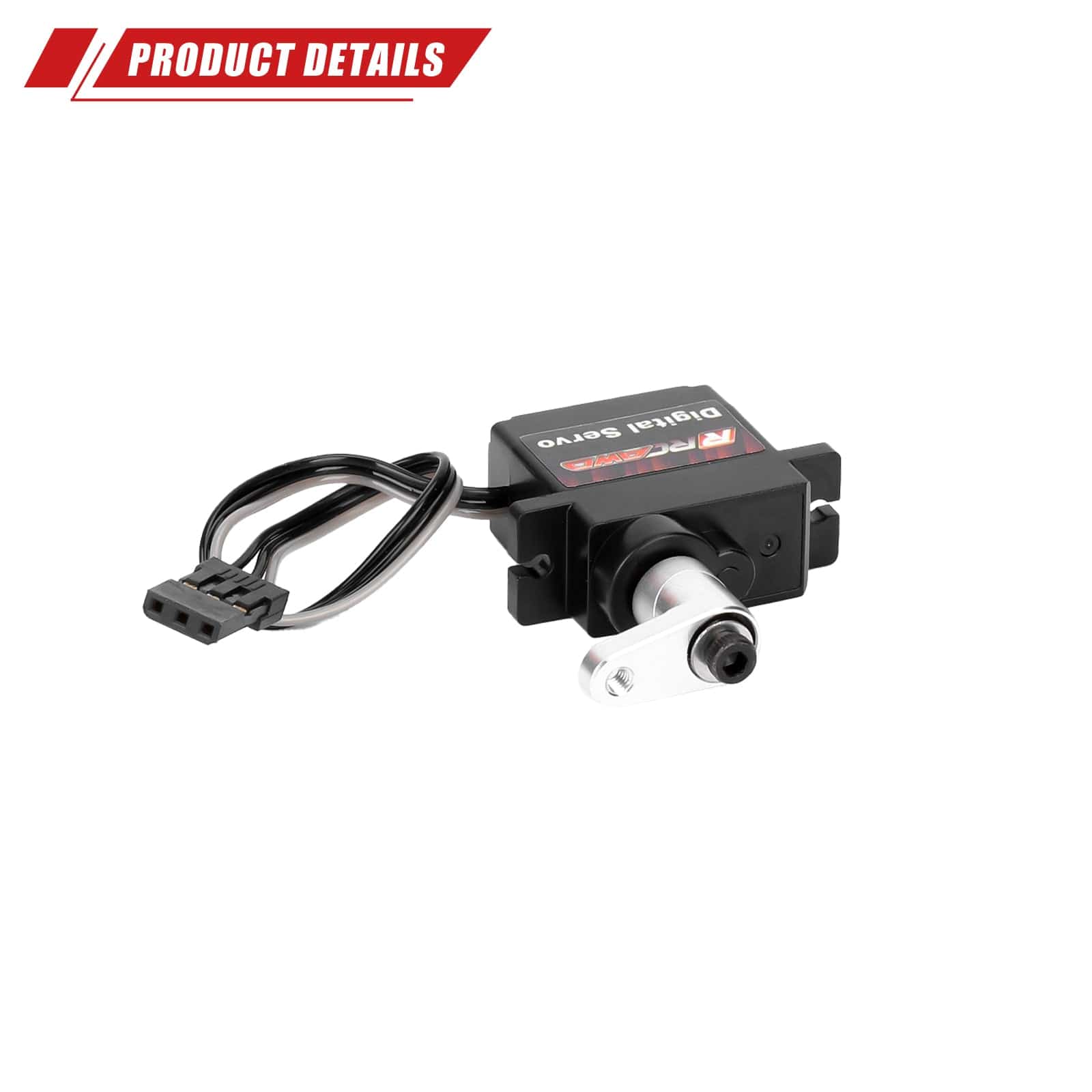 RCAWD Losi 1/18 Mini LMT RCAWD LOSI MINI LMT Metal Gear Servo with 20T Buffer Servo Save Arm Set