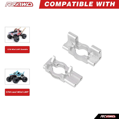 RCAWD Losi 1/18 Mini LMT Silver RCAWD LOSI MINI LMT Front Rear Body Post Mounts
