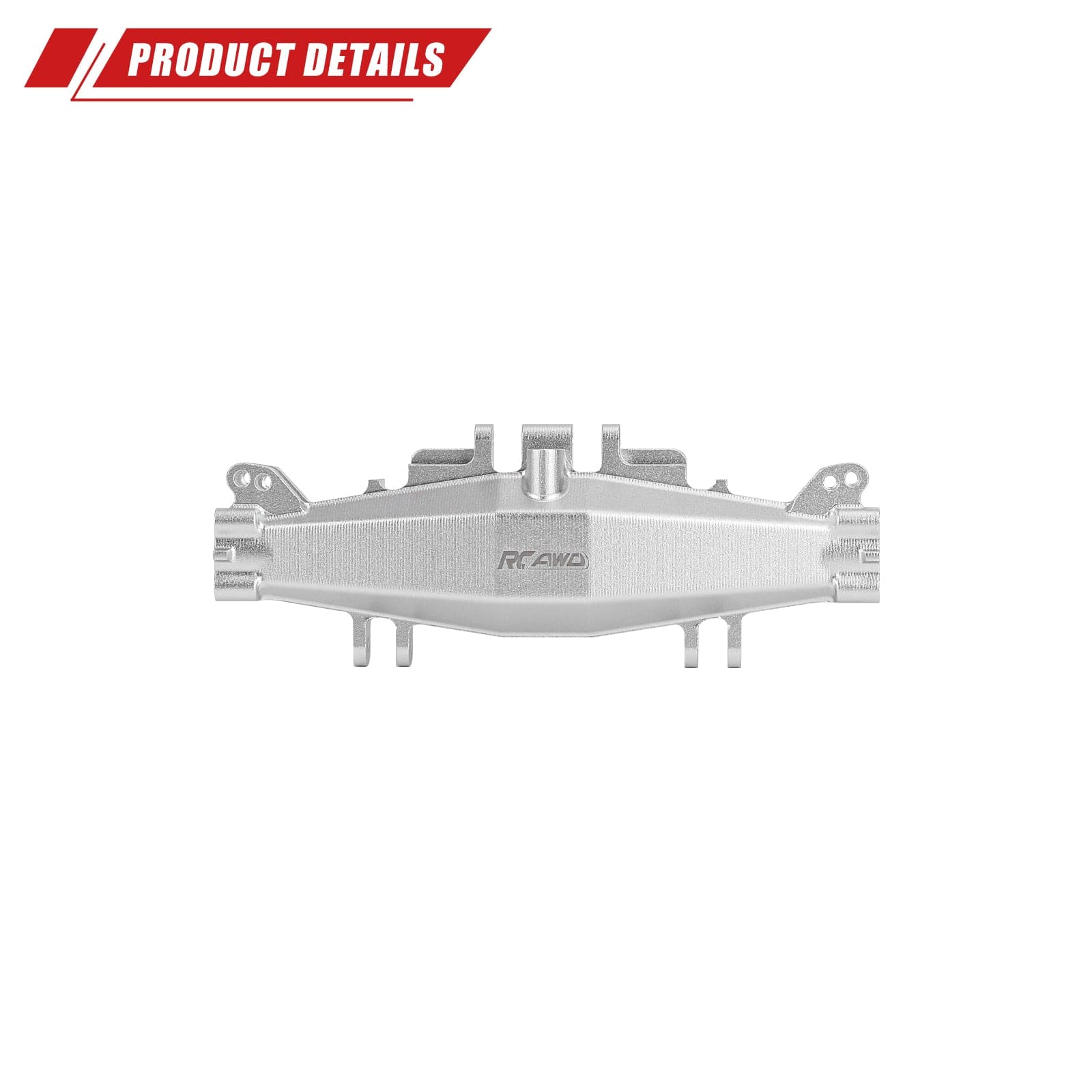 RCAWD Losi 1/18 Mini LMT Silver RCAWD LOSI MINI LMT Front Rear GearBox Axle Housing