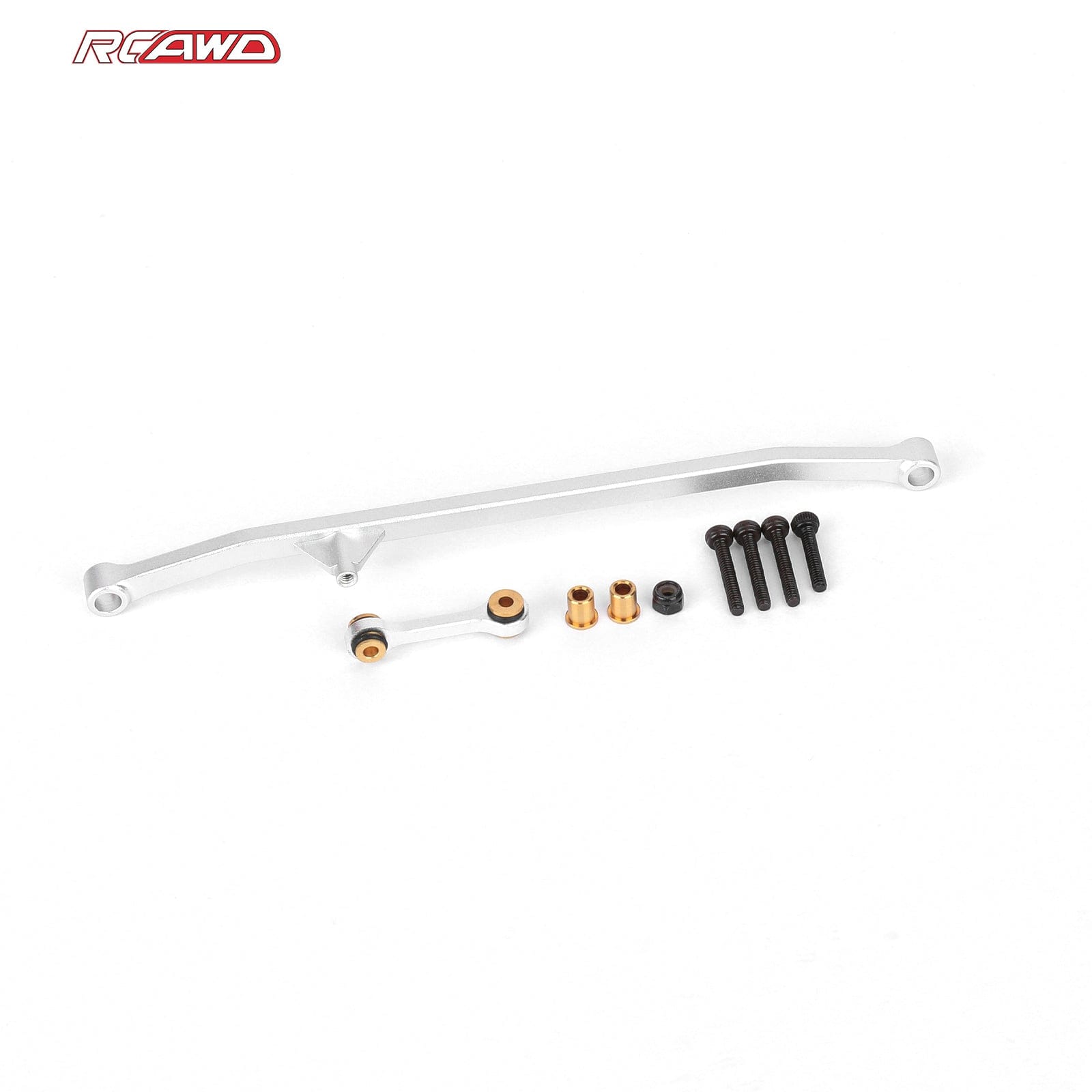 RCAWD Losi 1/18 Mini LMT Silver RCAWD LOSI MINI LMT Steering Links Servo Linkages Set