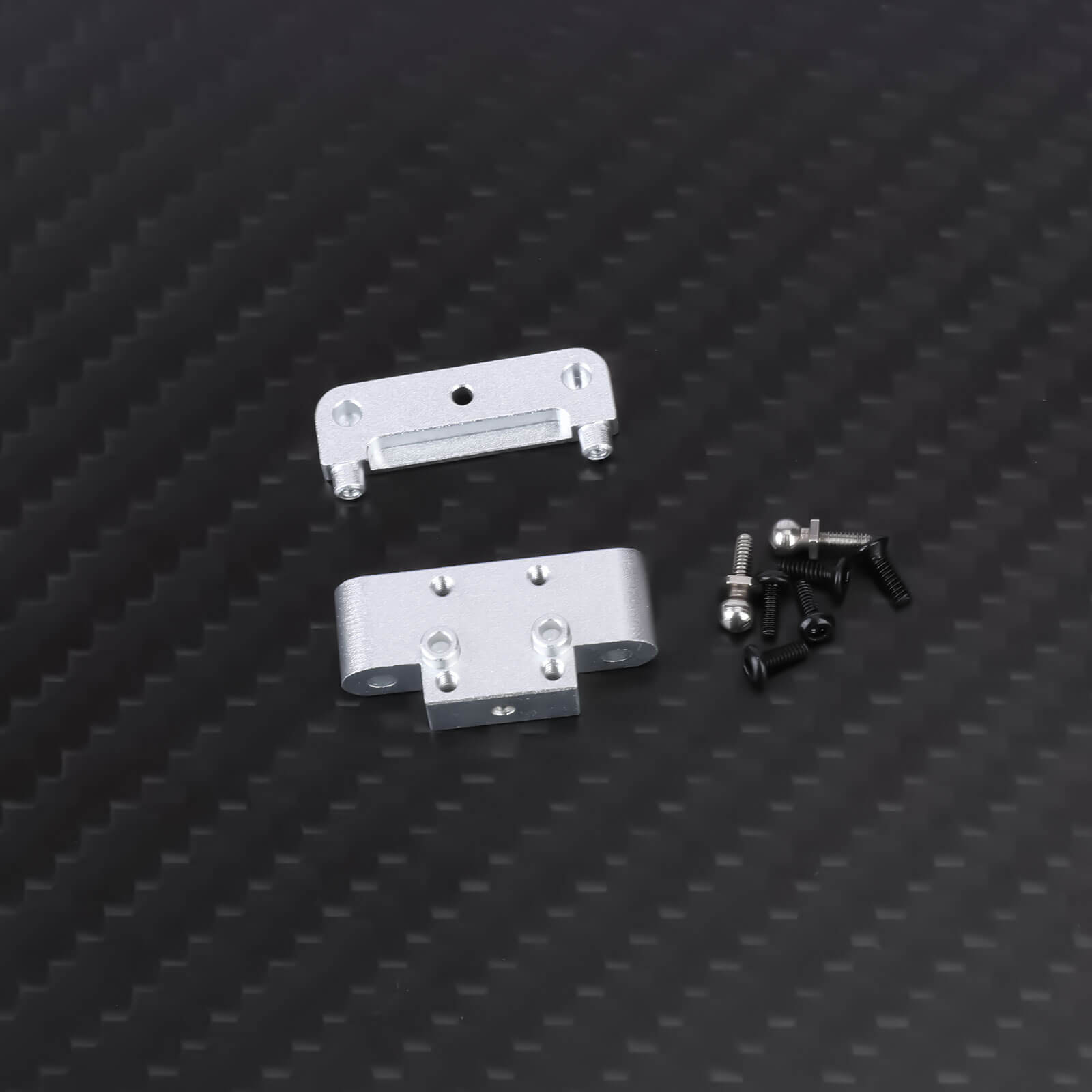 RCAWD Losi 1/24 MICRO-B 2S 2WD Front Suspension Arms Mount / Silver RCAWD LOSI 1/24 MICRO-B 2S 2WD Aluminum Alloy Full Suspension with Mount Set