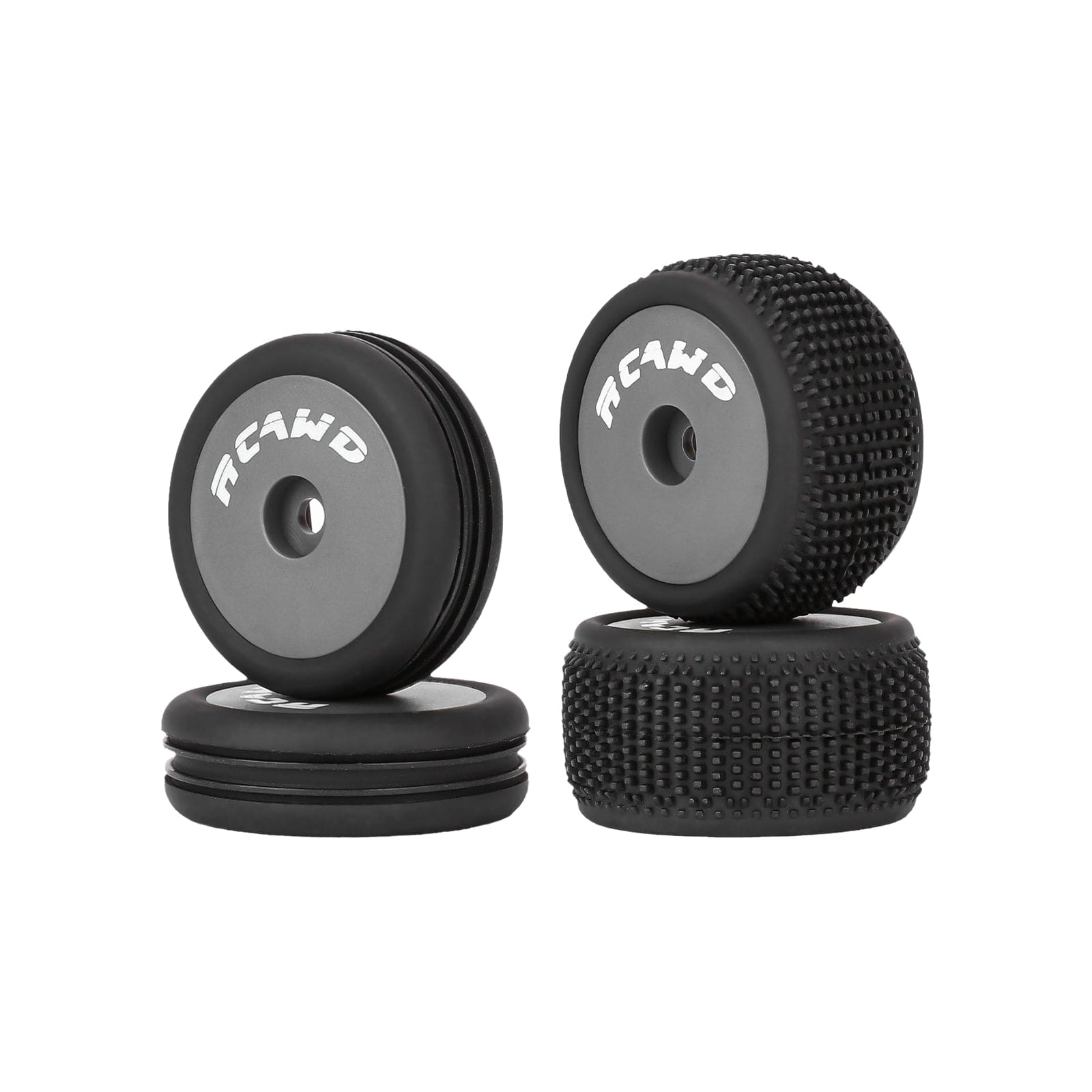 RCAWD Losi 1/24 MICRO-B 2S 2WD RCAWD Micro-B Speck-B Maverick MICROBE Front Rear Wheel Tyres