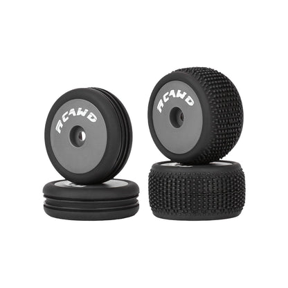 RCAWD Losi 1/24 MICRO-B 2S 2WD RCAWD Micro-B Speck-B Maverick MICROBE Front Rear Wheel Tyres