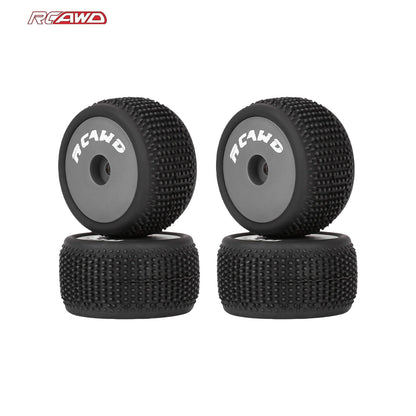 RCAWD Losi 1/28 Micro-T RCAWD LOSI MICRO-T Dedicated Front Rear Pre Glued Wheel Tyres