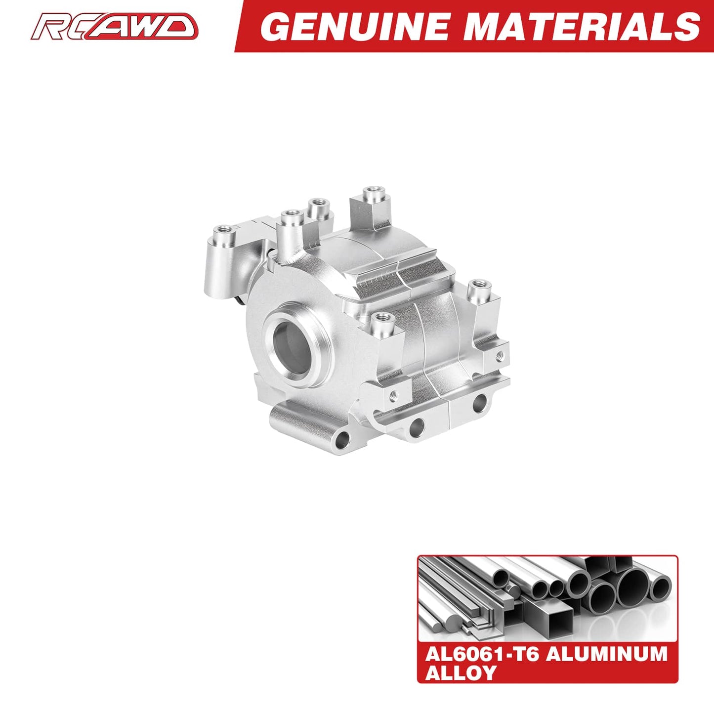 RCAWD Losi 1/6 Super Baja Rey Front Gearbox Bulkhead RCAWD LOSI Super Baja Rey Front Gearbox Bulkhead