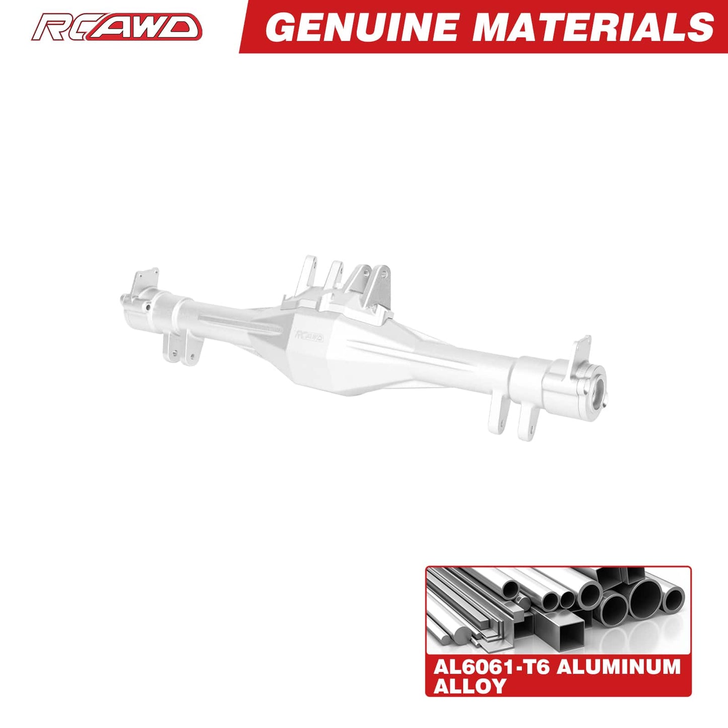 RCAWD Losi 1/6 Super Baja Rey Rear Axle Housing RCAWD LOSI Super Baja Rey Rear Axle Housing Set