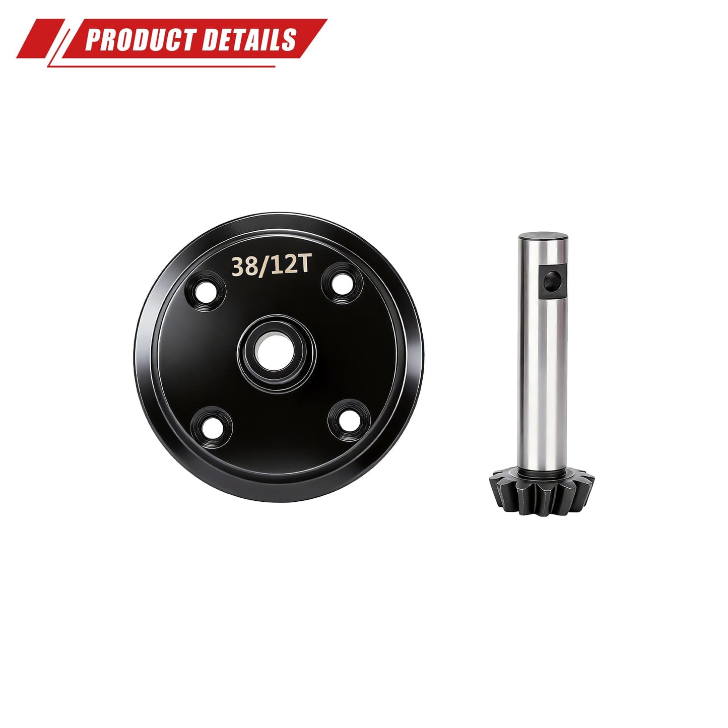 RCAWD Losi 1/6 Super Baja Rey Rear Trailing Arm RCAWD LOSI Super Baja Rey 38/12T Spur Pinion Gear Set