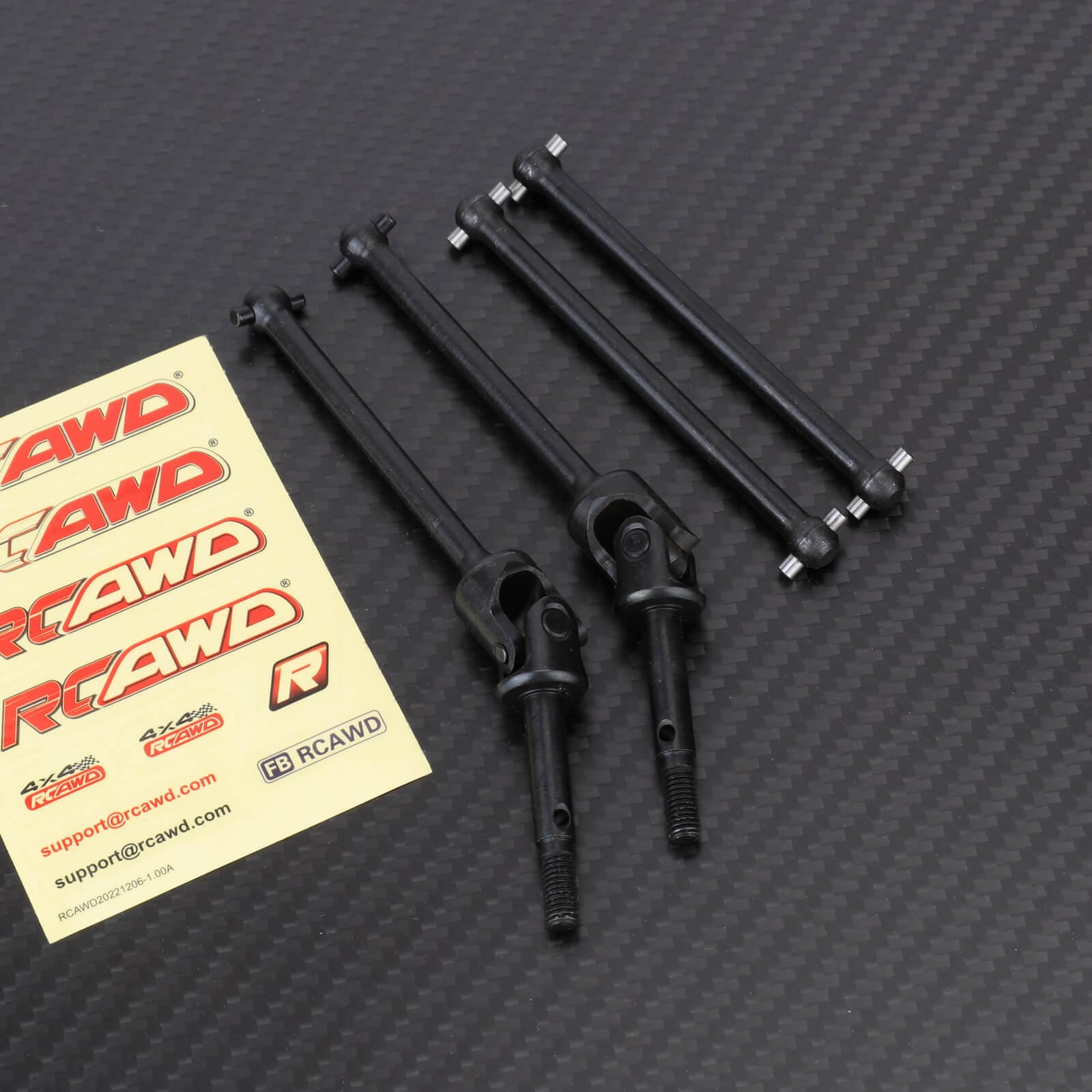 RCAWD LOSI 1/8 LMT Black RCAWD 120MM 80MM Front Universal Drive Shafts Rear Dogbones Set For Losi 1/8 LMT 4WD