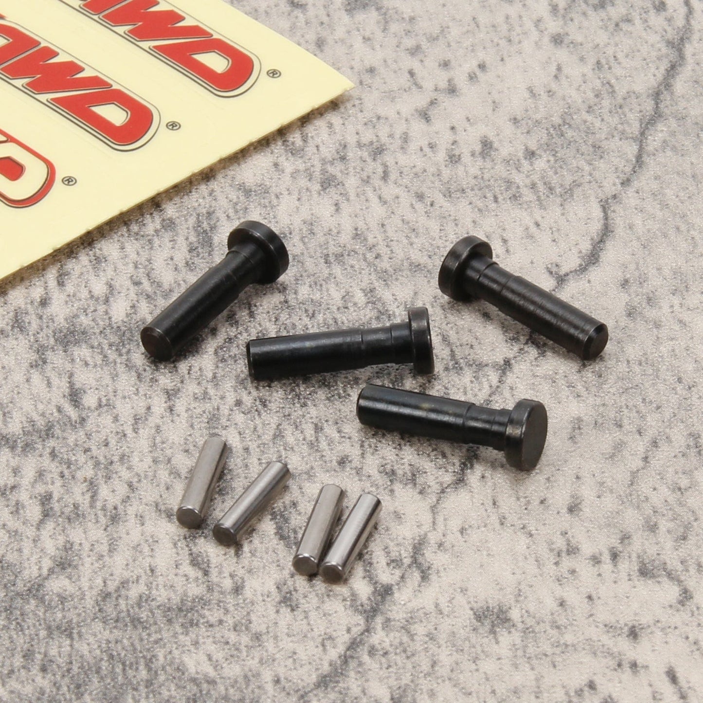 RCAWD LOSI 1/8 LMT Black RCAWD Losi LMT upgrade parts #45 Front Kingpin steering screw pin 4*17.5MM LOS244005