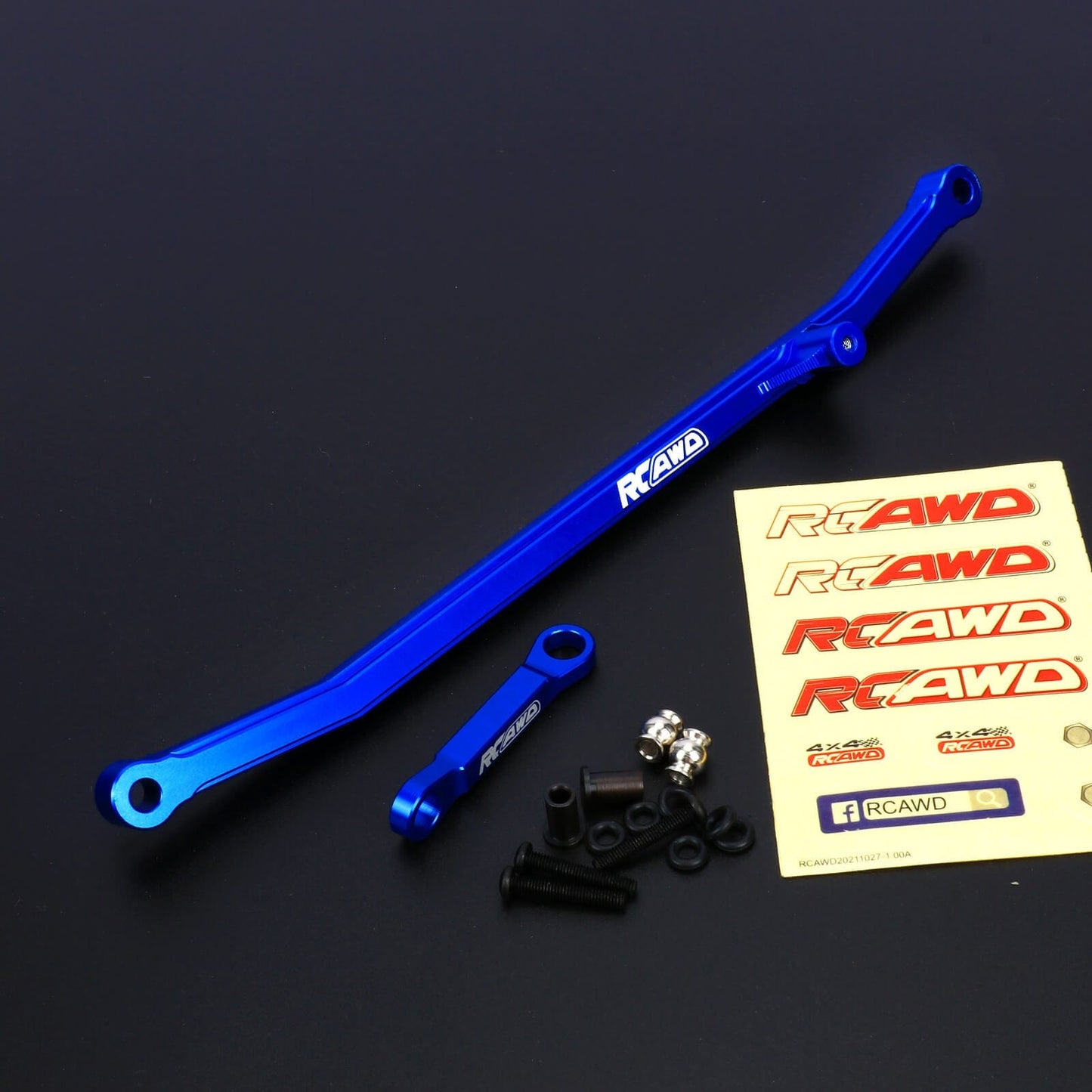 RCAWD LOSI 1/8 LMT Blue RCAWD Losi LMT Upgrades Aluminum Steering Linkage Set