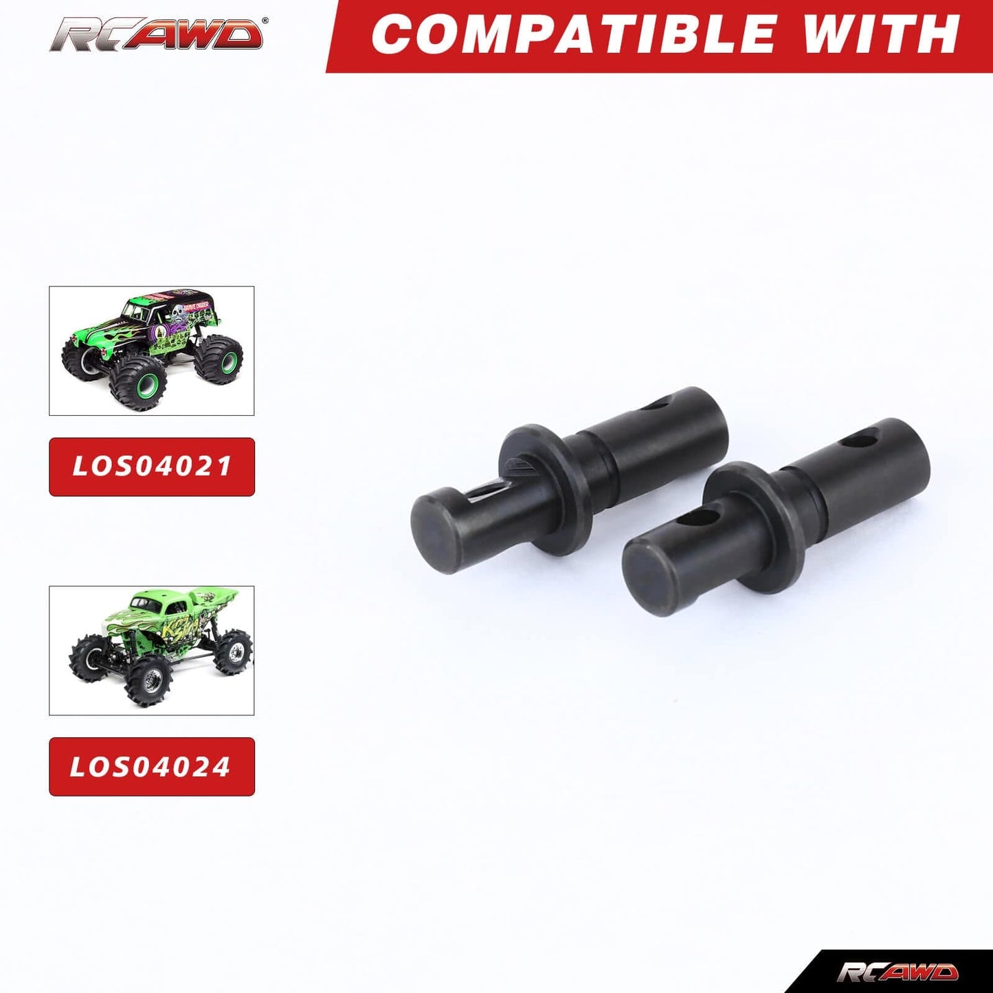 RCAWD LOSI 1/8 LMT Center Diff Output Shafts RCAWD Losi 1/8 LMT Center Diff Output Shafts